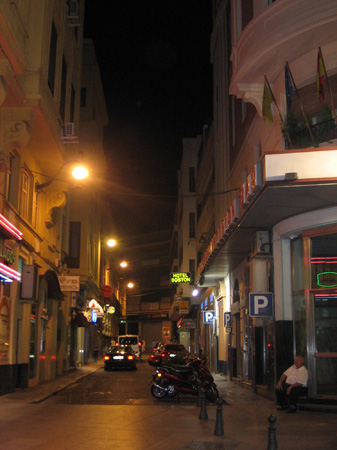 Cordoba-15 Street our hotel was on - Reminds me of Amsterdam