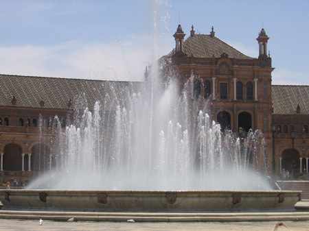 Seville-06 Plaza de Espana Fountain