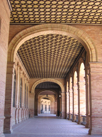 Seville-17 Plaza de Espana archways
