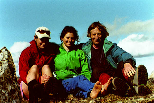 L-R-P on summit of Flat Top