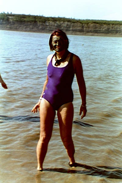 Nona in Mackenzie mud